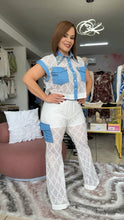 Cargar imagen en el visor de la galería, SET PANTALÓN LARGO BLANCO Y MAHON
