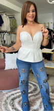 Load image into Gallery viewer, BLUSA BLANCA STRAPLESS
