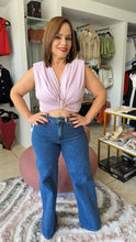 Cargar imagen en el visor de la galería, BLUSA LILA EN LICRA
