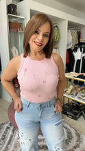 Load image into Gallery viewer, BLUSA ROSA SIN MANGA
