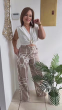 Cargar y reproducir el video en el visor de la galería, PANTALÓN VESTIBLE ELEGANTE
